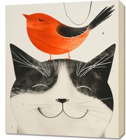 Obraz 60x70cm Pyzaty Przyjaciel