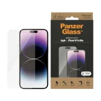 szkło panzerglass classic fit antybakteryjne na iphone 14 pro max