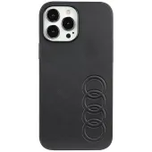 Etui Audi Synthetic Leather na iPhone 13 Pro Max - czarne