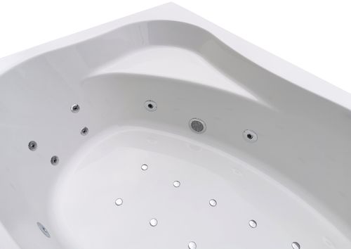 Narożna wanna spa z hydromasażem 145x95 lewa prawa jacuzzzi Polska na Arena.pl