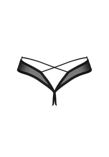 otwarte czarne stringi roxelia od obsessive rozmiar xl/2xl na Arena.pl