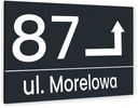 Tabliczka ADRESOWA Z TWOIM ADRESEM STRZAŁKA NUMER na Arena.pl