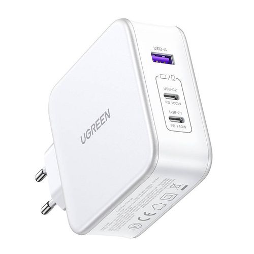 Ładowarka sieciowa UGREEN 15339 Nexode, 2xUSB-C, USB-A 3.0, PD3.0, QC4.0 na Arena.pl