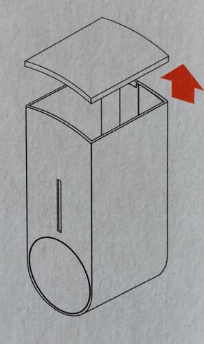 DOZOWNIK DO MYDŁA ŚCIENNY POLISTYREN 460ml BIAŁY na Arena.pl