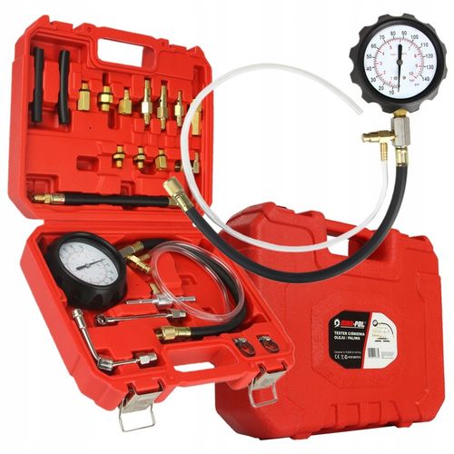 MAR-POL TESTER MIERNIK CIŚNIENIA SPRĘŻANIA OLEJU PALIWA 21EL WALIZKA M57674 na Arena.pl