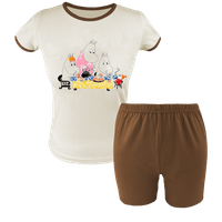 Krótka Piżama dziecięca - Muminki