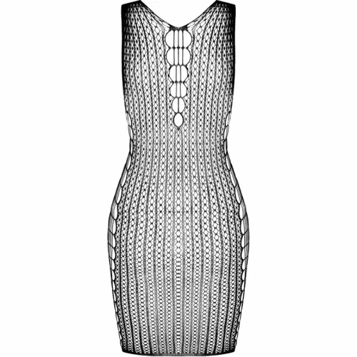 passion bs097 czarny bodystocking elastyczny z koronką one size na Arena.pl