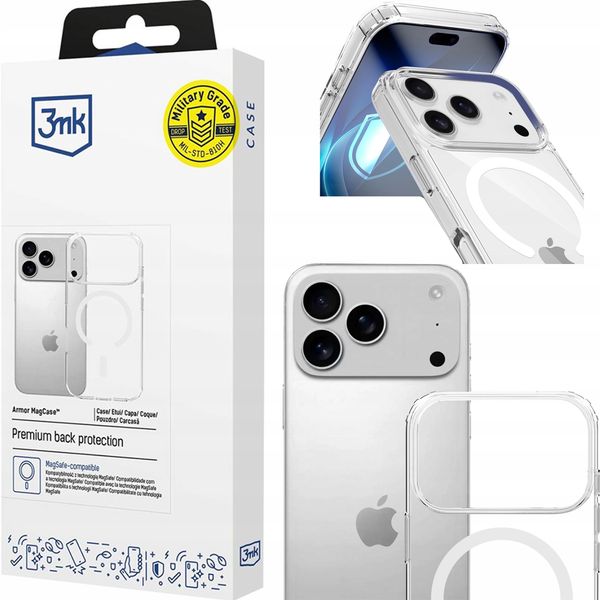 Etui Pancerne Apple iPhone 17 Pro Max - 3mk Armor MagCase zdjęcie 1