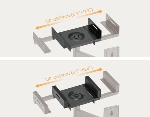 Uchwyty ścienne do głośników 2szt. Zaciskowe Regulowane Obrotowe na Arena.pl