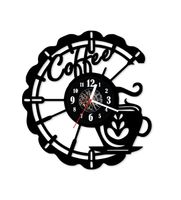Zegar ścienny z płyty winylowej 224.13 Coffe