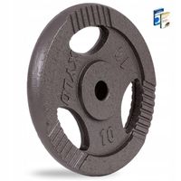 OBCIĄŻENIE ŻELIWNE 10KG talerz kierownica ŻELIWO nakład CIĘŻAR krążek