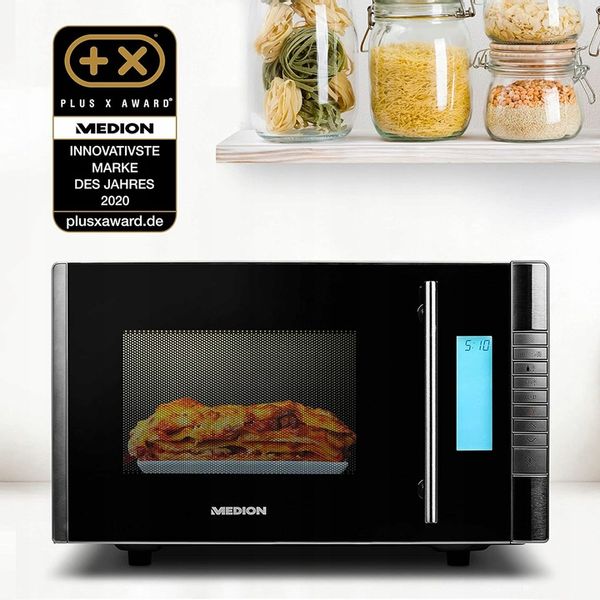 Kuchenka mikrofalowa+GRILL 20L niemiecka Medion,8 Programów,800W,LED zdjęcie 5