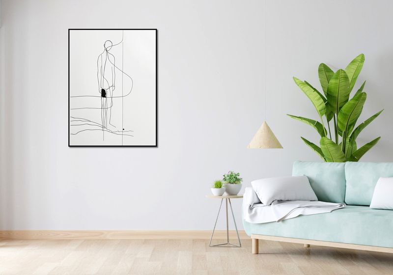 Plakat 75x100cm Samotna Wędrówka zdjęcie 4
