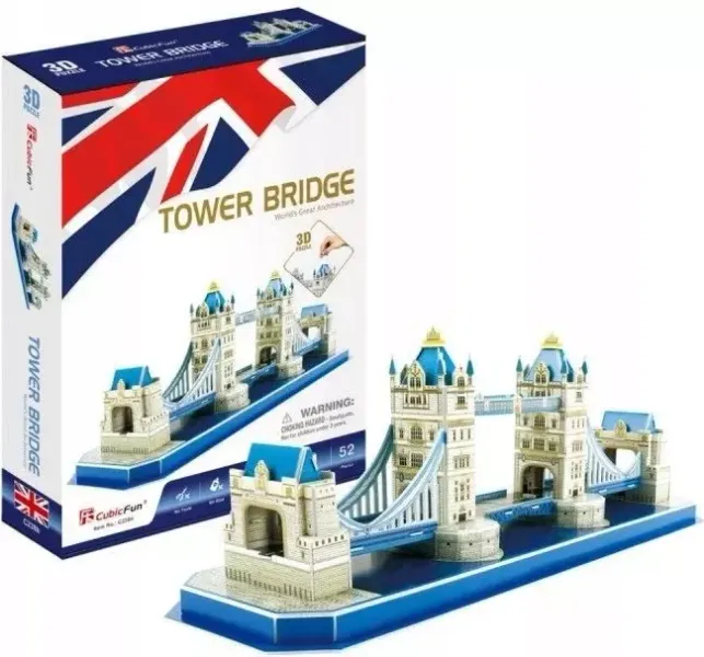 Puzzle 3D 52 elementy. Tower Bridge zdjęcie 1