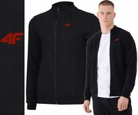 BLUZA MĘSKA 4F DRESOWA BEZ KAPTURA ROZPINANA CIEPŁA GRUBA POLAR M2631