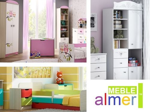 biurko dziecięce meble dla dzieci grafika szuflady MIŚ Z KWIATKIEM 36 NB7 na Arena.pl