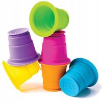 FAT BRAIN TOYS KUBECZKI PRZYSSAWKI PIRAMIDA SUCTION KUPZ