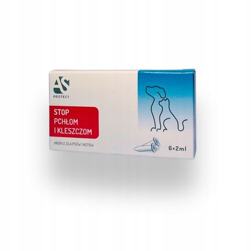 KROPLE na PCHŁY i KLESZCZE dla PSA I KOTA 2ml x 12 na Arena.pl