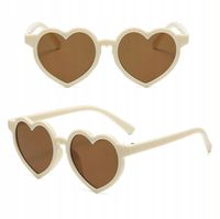 Dziecięce Okulary przeciwsłoneczne SERCE dla DZIEWCZYNKI dzieci + ETUI