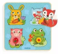 Puzzle drewniane, croc-carrot