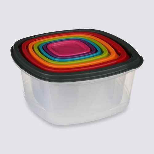 Zestaw 7 kwadratowych pojemników na Arena.pl