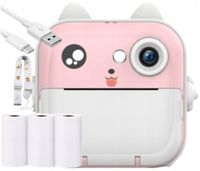 MINI DRUKARKA DRUKUŚ 2.0 APARAT NATYCHMIASTOWY TERMICZNA ZDJĘĆ KOT + WKŁADY