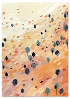 Plakat obraz abstrakcja pastele 50x70 cm