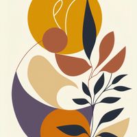 Plakat 70x70cm Harmonia Przyrody