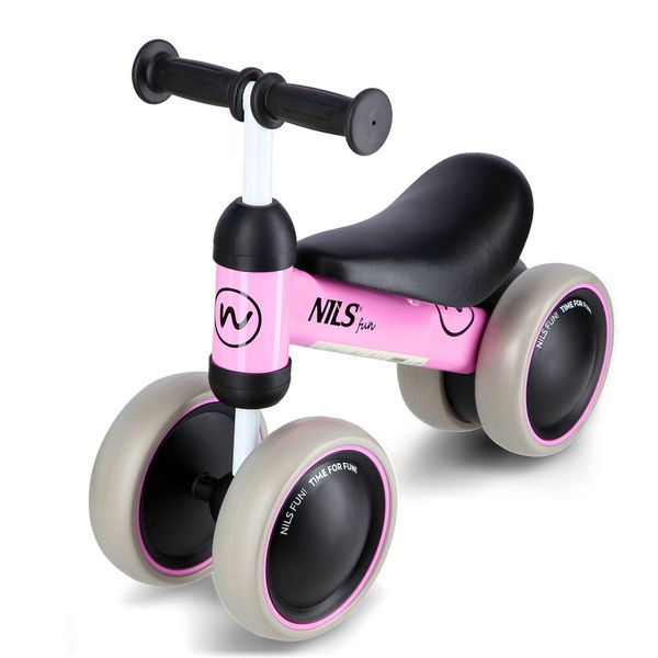Rowerek biegowy RB002 Pink Nils Fun zdjęcie 1