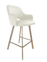 Hoker krzesło barowe Milano podstawa Profil złota MG50