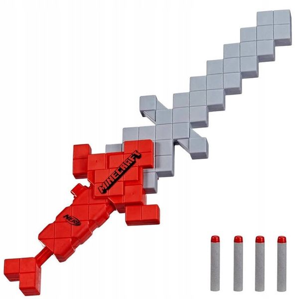 NERF Minecraft MIECZ Hearstealer + 4 strzałki ZA5123 zdjęcie 1