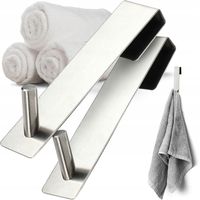 2x KADAX Haczyk Na Drzwi Wieszak Bezinwazyjny Ręczniki Ubrania Pojedynczy