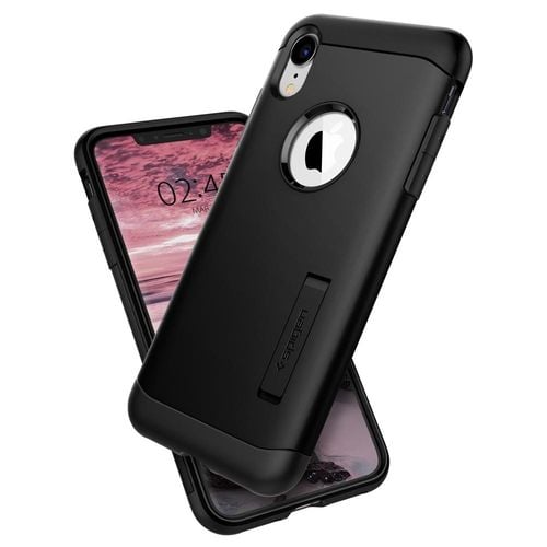 Spigen Slim Armor do iPhone XR black na Arena.pl