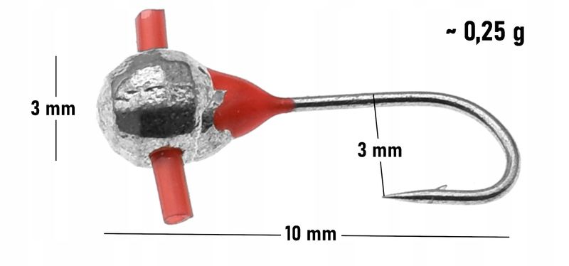 Mormyszka Wolframowa przynęta Podlodowa dyskoteka zdjęcie 2