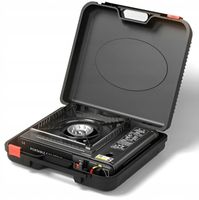 1x Kuchenka Turystyczna Gazowa Przenośna Polowa w Walizce 2w1 z