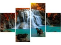 140CM 70 OBRAZ WODOSPAD HUAY MAE KAMIN ŚCIENNY