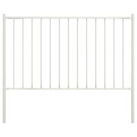 Panel ogrodzeniowy ze słupkami, kryta proszkowo stal, 1,7x1 m