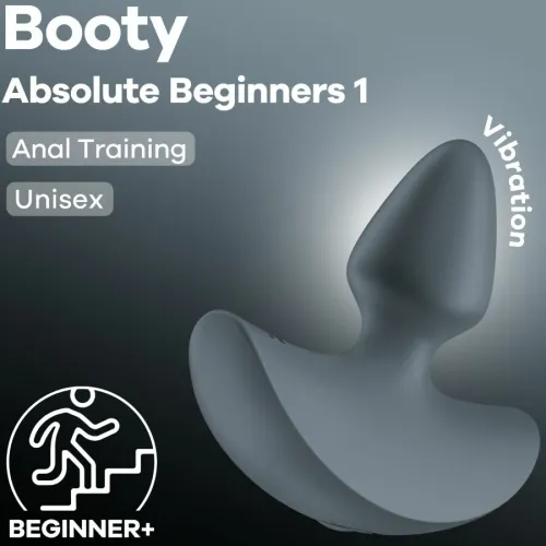 satisfyer booty absolute beginners 1 silikonowy model  7,5 cm czarny na Arena.pl