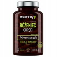 ESSENSEY RÓŻENIEC GÓRSKI 90k Z KORZENIA RHODIOLA ROSEA UMYSŁ MÓZG SEN STRES