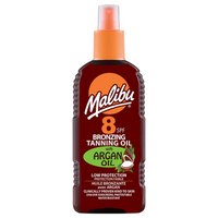 Malibu Bronzing Olejek Brązujący Z Olejkiem Arganowym SPF8 200ml