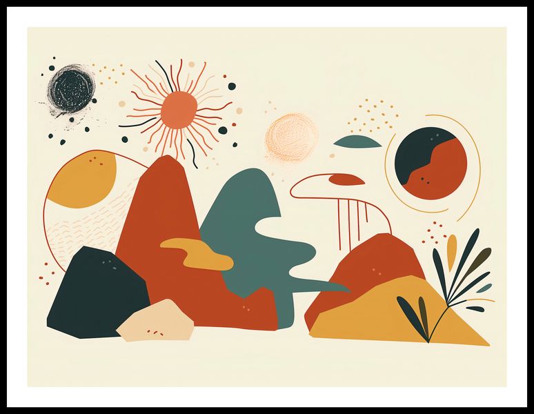 Plakat 80x60cm Kosmos Barw zdjęcie 3