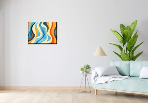 Plakat 65x50cm Tańczące Fale na Arena.pl