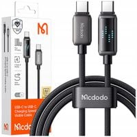mcdodo kabel usb-c szybkie ładowanie do samsung apple usb typ c 100w 1m led