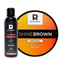Byrokko Shine Brown +  Shine Brown Peach SPF6