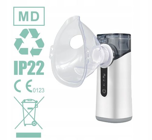 INHALATOR NEBULIZATOR DLA DZIECI DOROSŁYCH SIATECZKOWY PRZENOŚNY BEZPRZEWOD na Arena.pl
