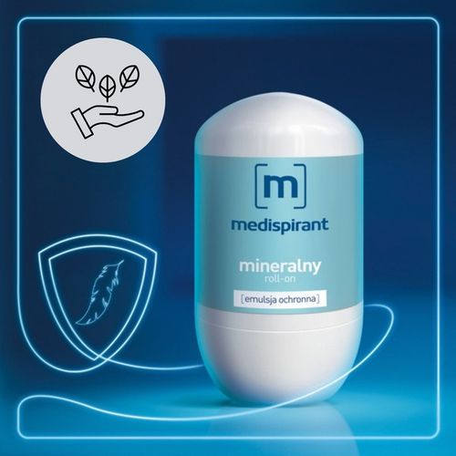 Medispirant Mineralny Roll-on 40 ml antyperspirant dla wrażliwej skóry na Arena.pl