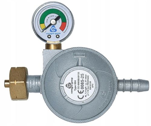 WĄŻ GAZU 2m+ REDUKTOR GAZOWY BUTLI 11kg MANOMETR + komplet uszczelek na Arena.pl