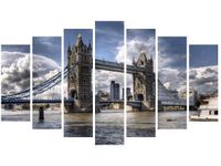 80CM 140CM OBRAZ 7 ELEM MOST TAMIZIE ŚCIENNY