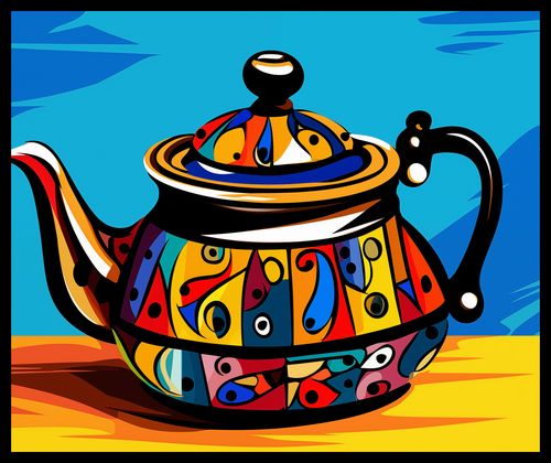 Plakat 60x50cm Może Herbatki? na Arena.pl