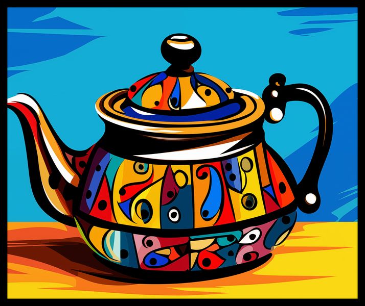 Plakat 60x50cm Może Herbatki? zdjęcie 2